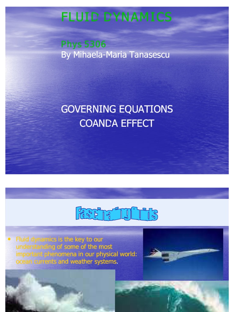 Fluid Dynamics Coanda Effects Aerodynamics Fluid Dynamics