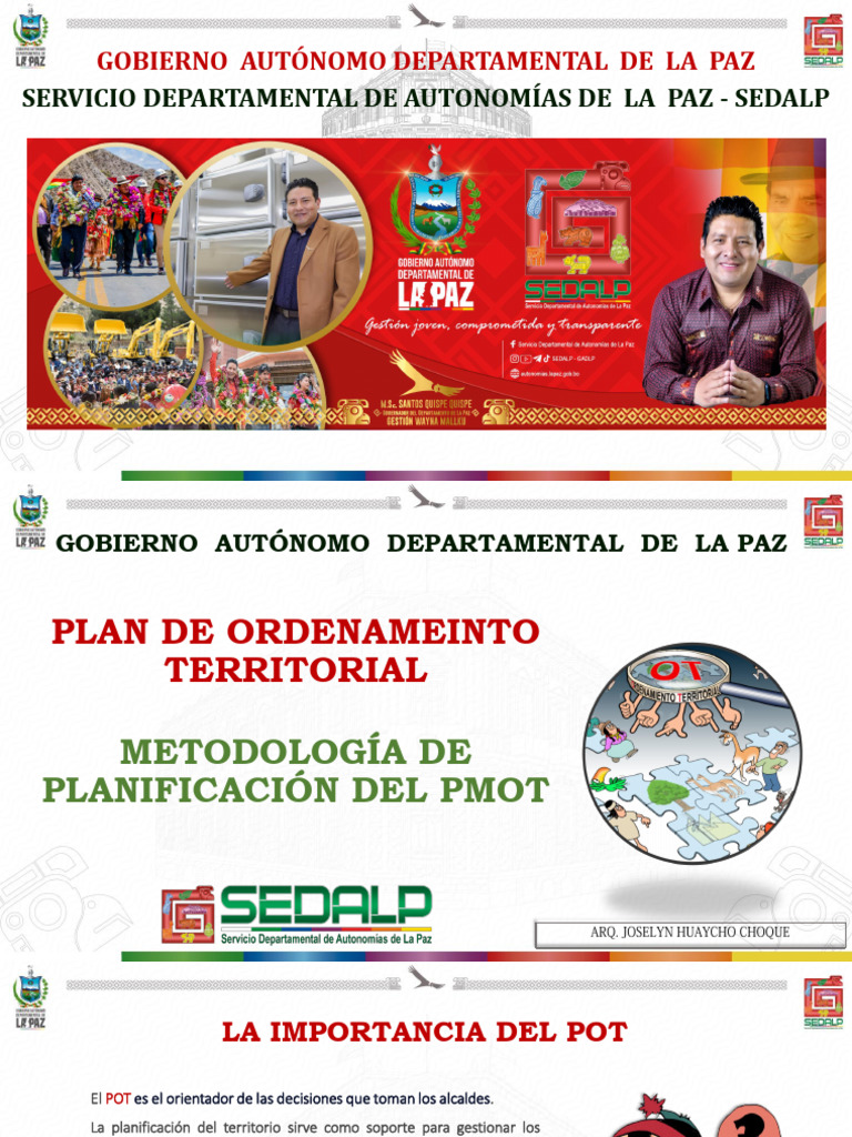 PMOT - 2024 JOSS - Inquisivi | PDF | Infraestructura | Evaluación