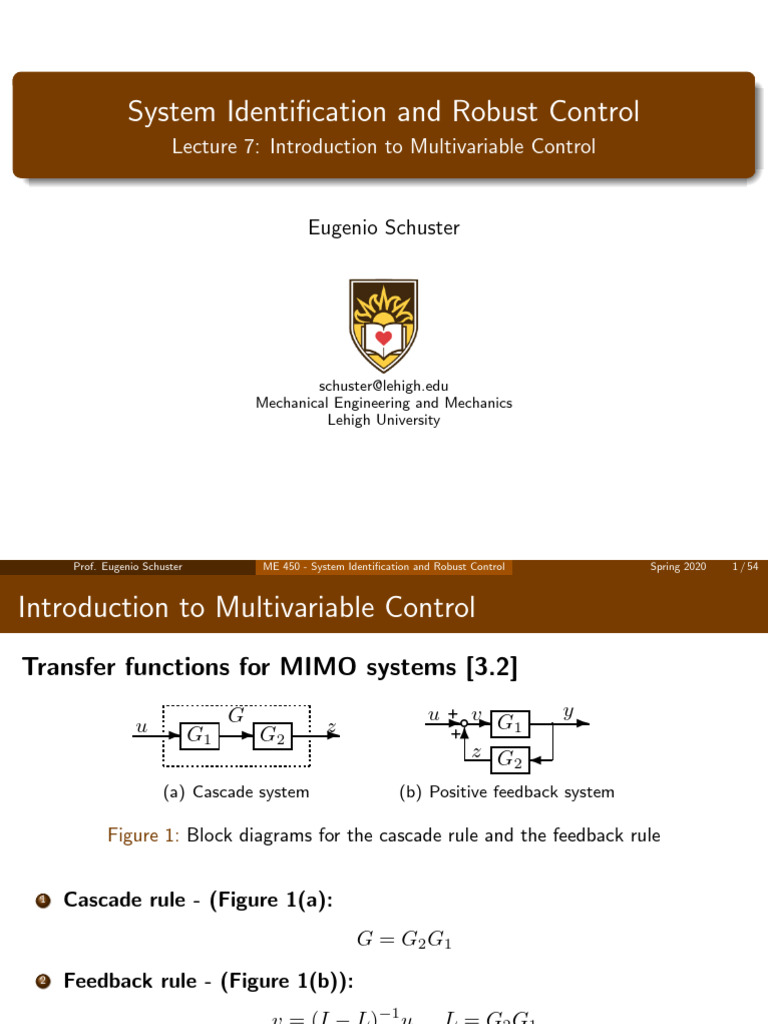Sigma Integral in MIMO Control Systems | PDF | Mathematical Objects ...