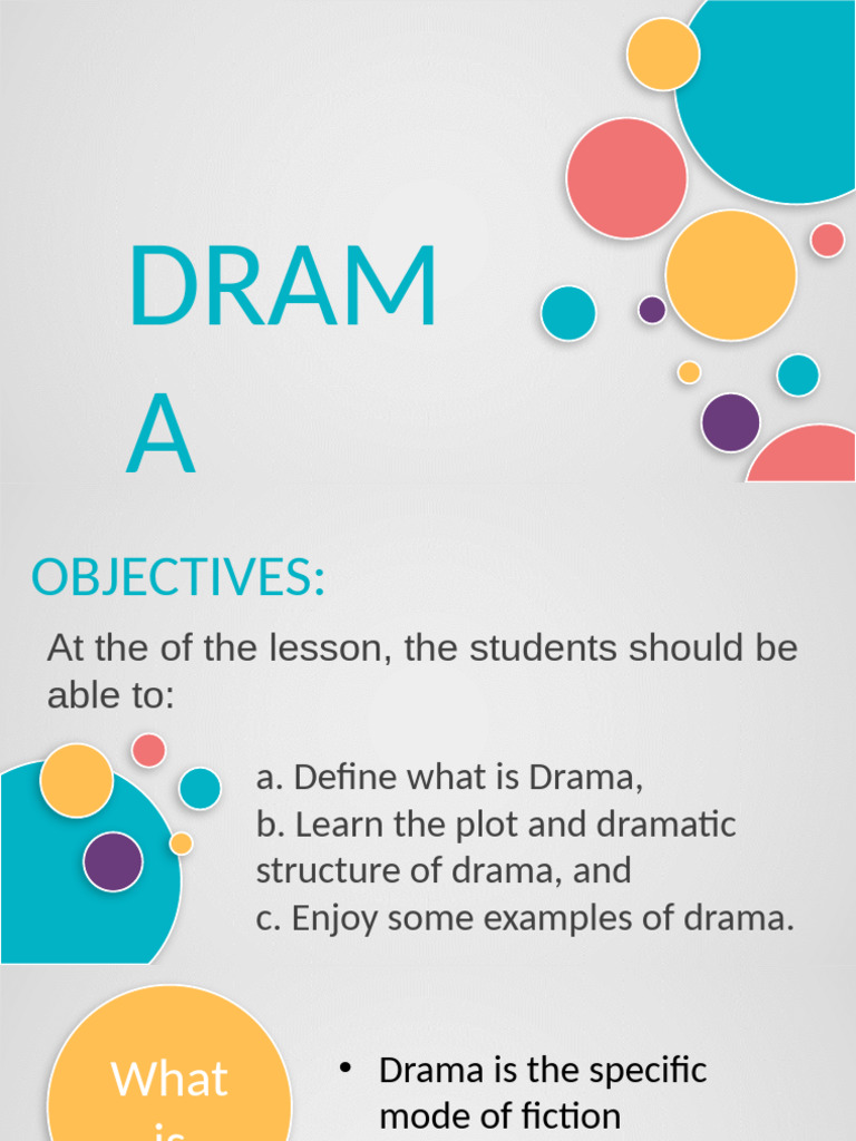 Drama Pdf Plot Narrative