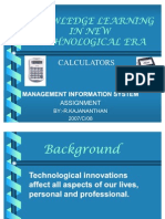 Calculators: Management Information System Management Information System