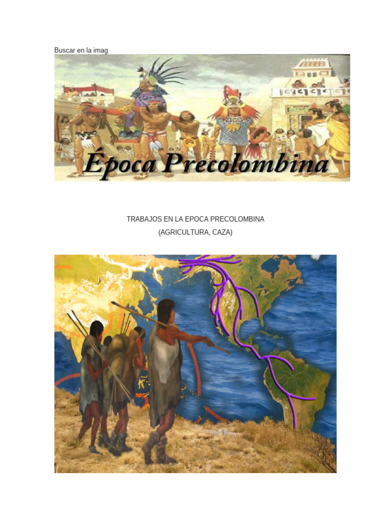 Linea De Tiempo De La Epoca Precolombina Pdf
