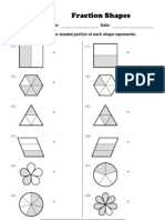 Worksheet Works Fraction Shapes 1