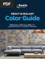SikaTile Grout Color and Coverage Guide | PDF | Tile | Silicone