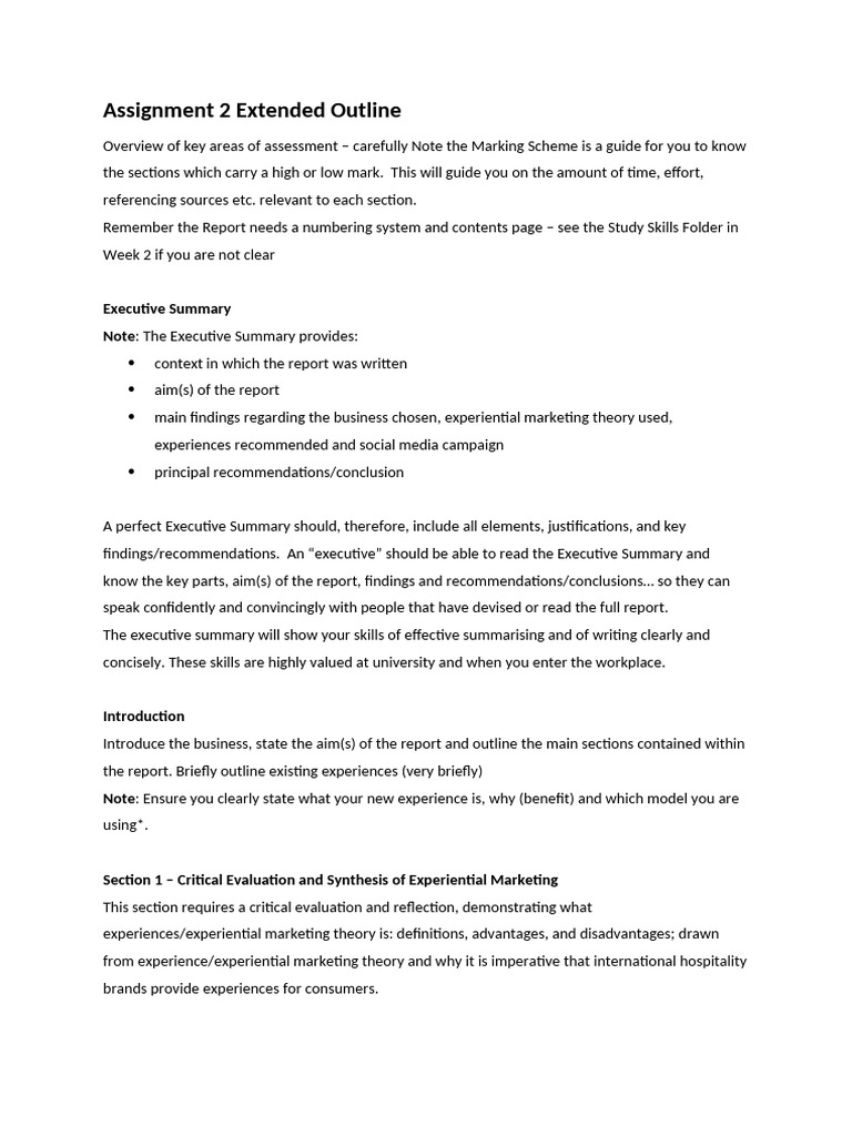 Week 8 Extended Outline of Assignment 2 | PDF | Brand | Marketing