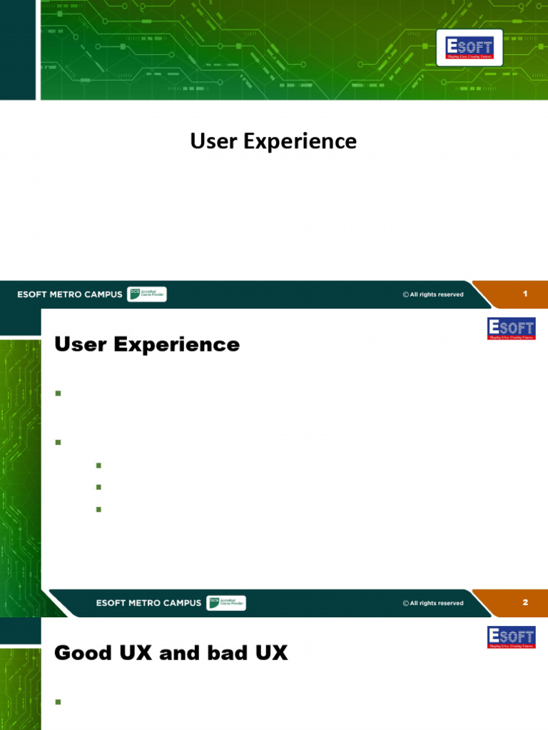 Fundamentals of User Experience Design | PDF | User Interface | User ...