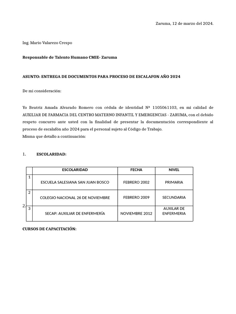 ESCALAFON | PDF | Cuidado de la salud