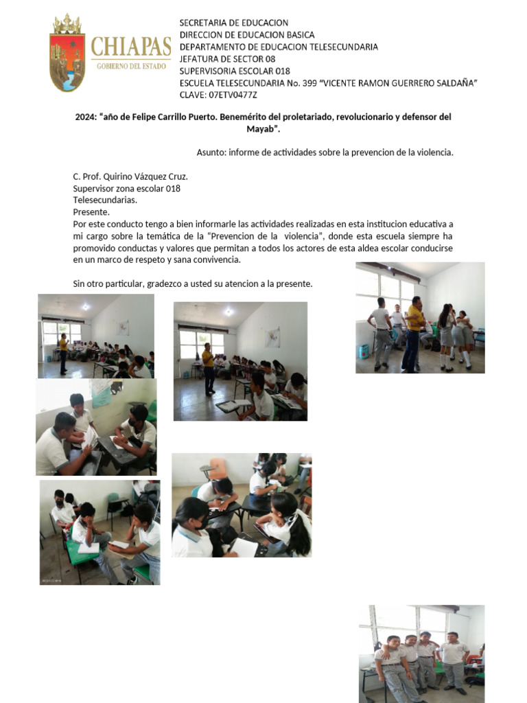 Cultura de La Paz y No Violencia | PDF
