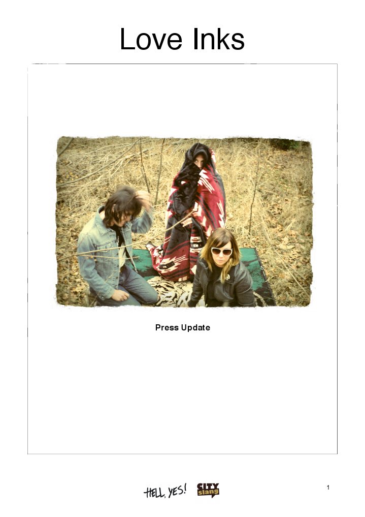 Love Inks Music Press Updates 2011 | PDF