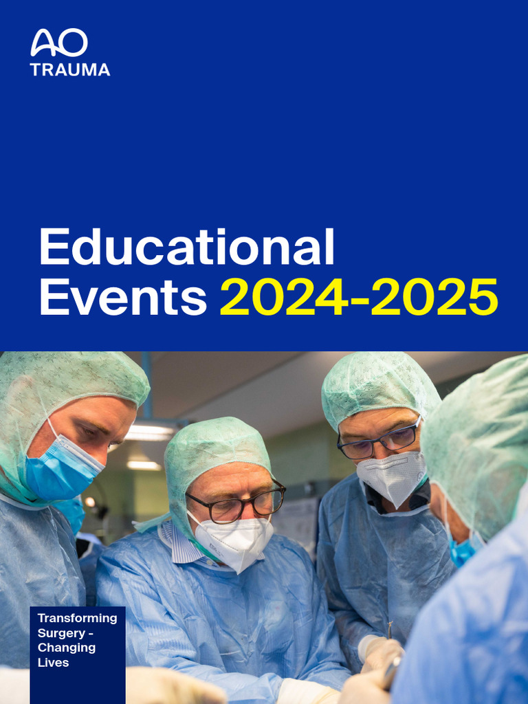 AO Trauma Course Calendar 2024-2025 | PDF | Arabian Peninsula | Saudi ...