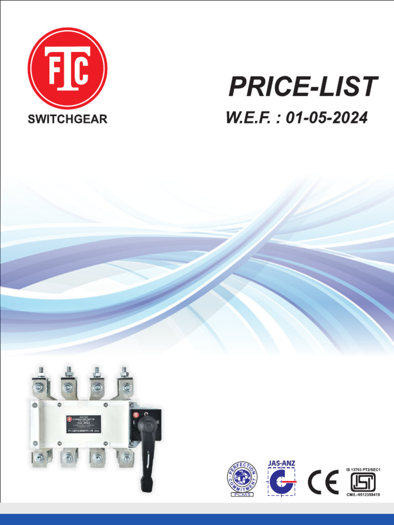 Electrical Price List May 2024 | PDF | Electrical Engineering ...