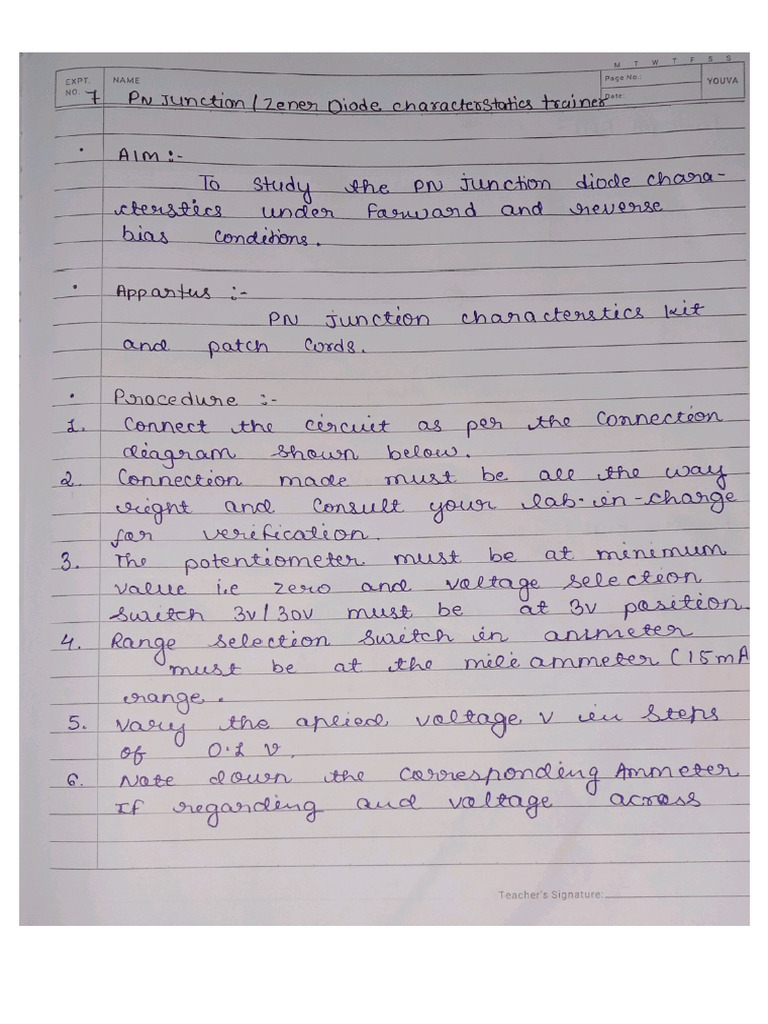 Physics Experiment - 7 | PDF