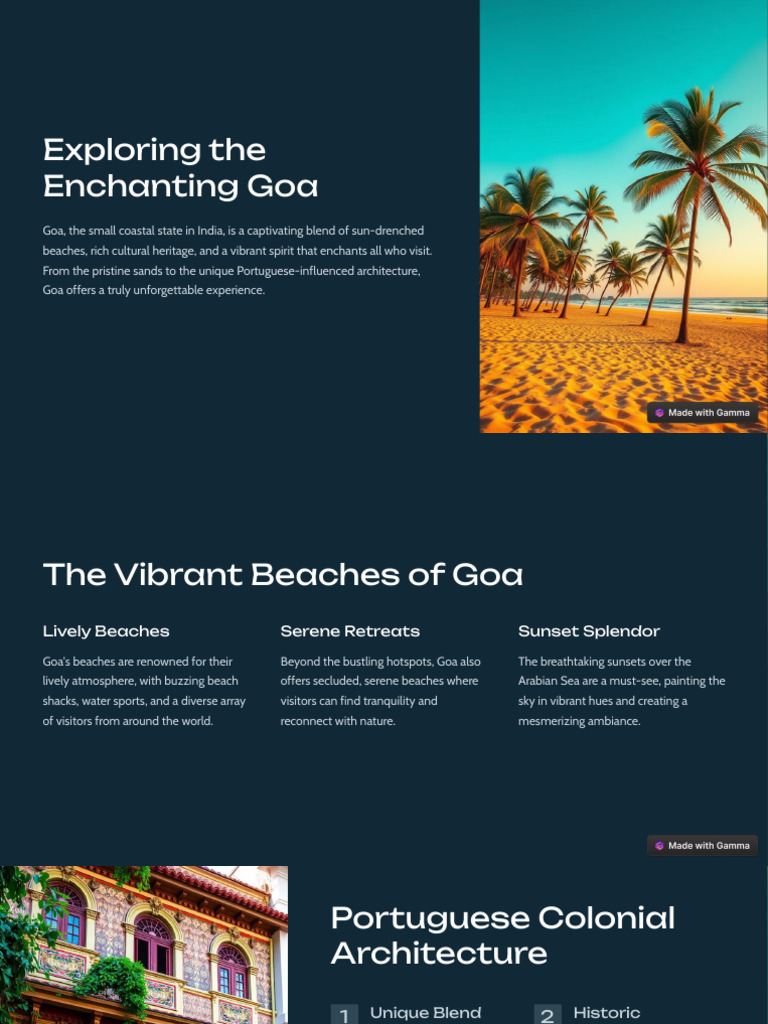 Exploring The Enchanting Goa | PDF | Foods | Cuisine