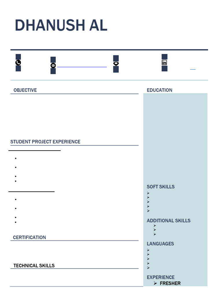 Dhanush Resume | PDF | Java Script | Usability