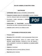 Fluxul Tehnologic General În Industria Cărnii