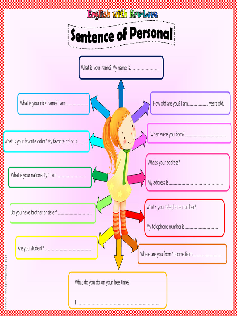 Personal Information Questionnaire Template | PDF