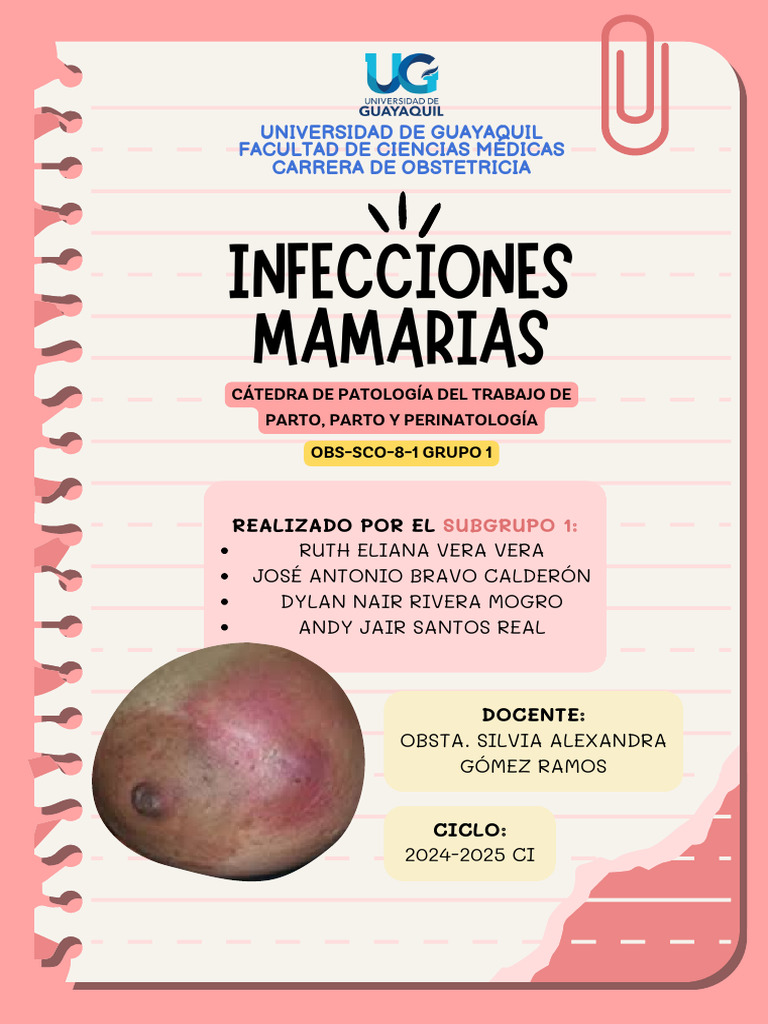 Infecciones Mamarias | PDF | Pecho | Lactancia