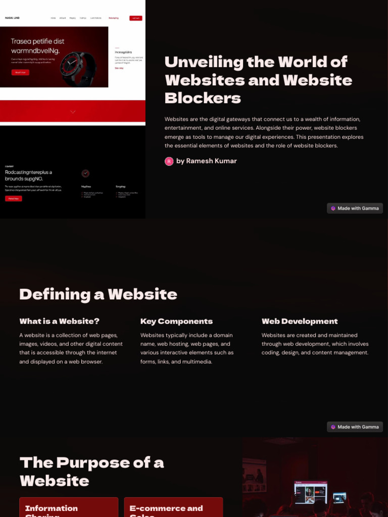Unveiling The World of Websites and Website Blockers | PDF | Websites ...