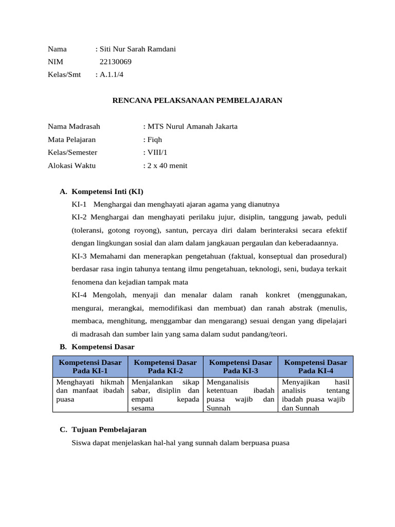 Siti Nur Sarah Ramdani | PDF
