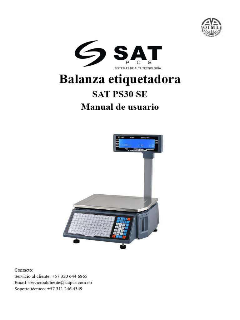 Manual de Usuario SAT PS30 SE | PDF | Impresora (Computación ...