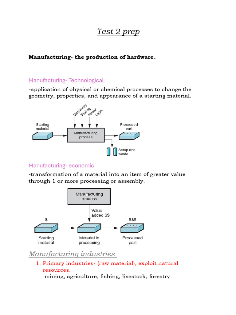 Test 2 Prep | PDF | Engineering Tolerance | Automation