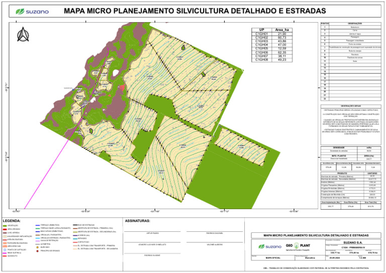 Mapa de Micro Planejamento Silvicultura | PDF