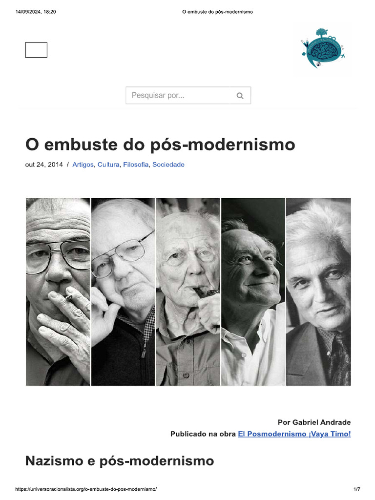 Pós Modernismo | PDF