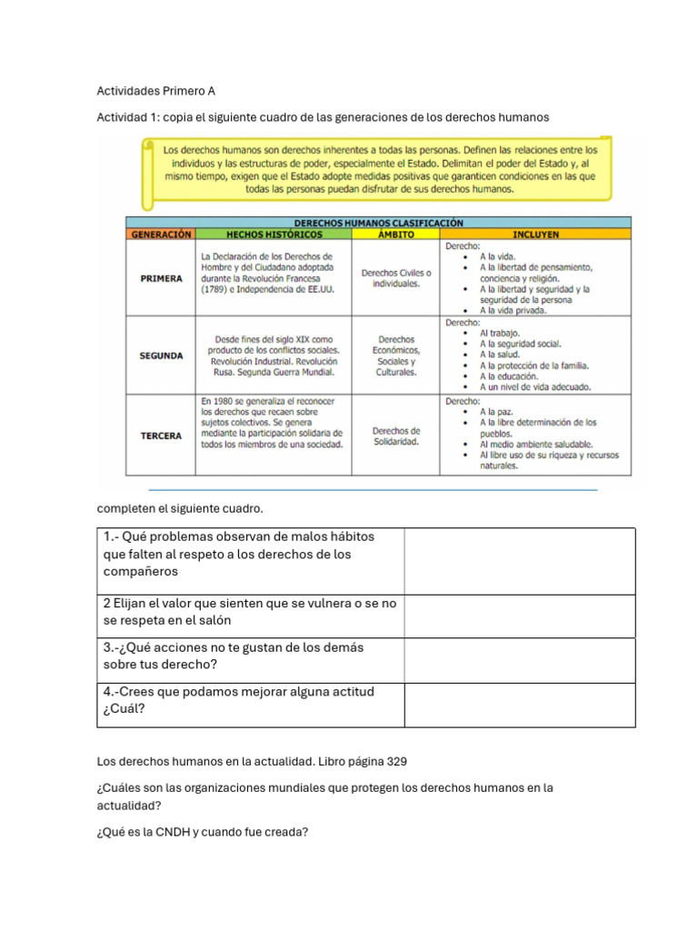 Foranea Primero A | PDF
