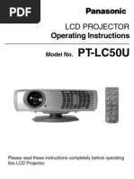 Projector Panasonic PT-LC50U