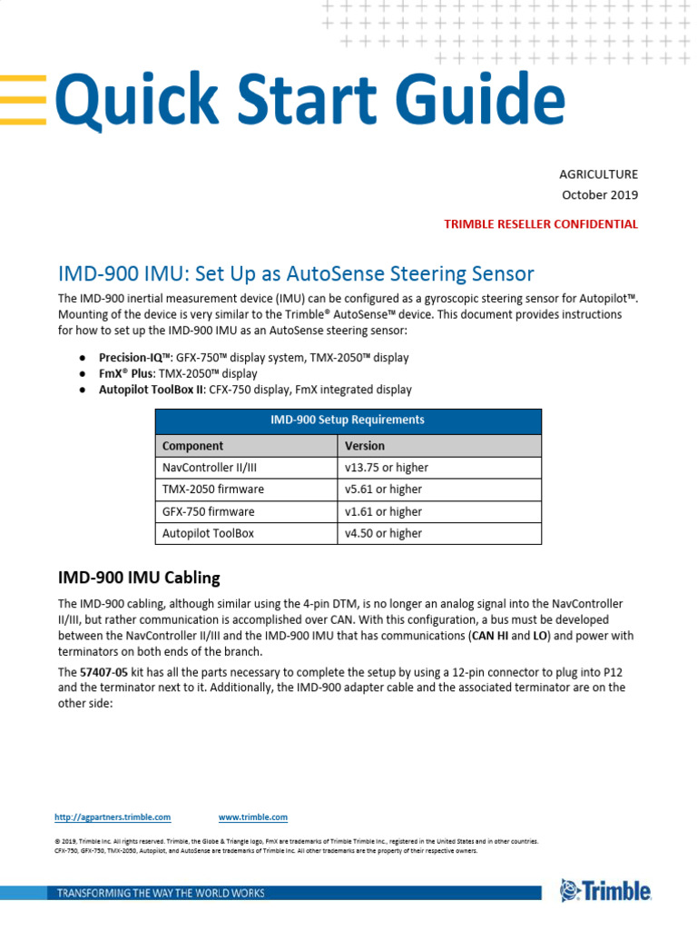 IMD900 IMUSet Upas Auto Sense Steering Sensor | PDF | Computer ...