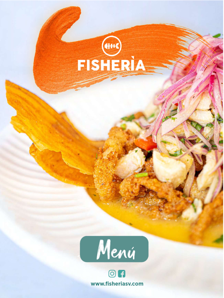 Menú de La Fishería San Benito | PDF | Mariscos | Taco