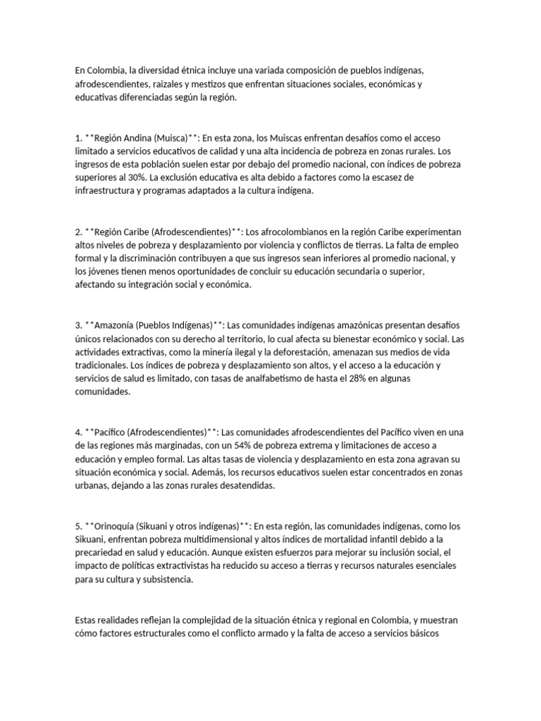 En Colombia | PDF | Pobreza | Pobreza e indigencia