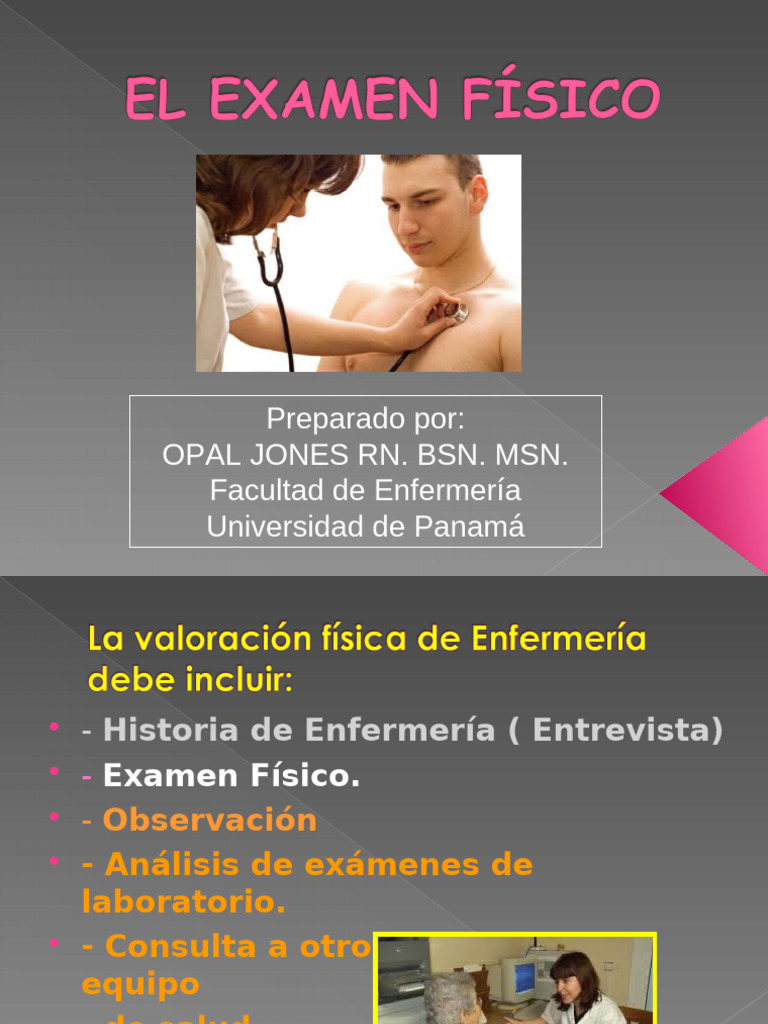 El Examen Físico | PDF | Sonido | Examen físico