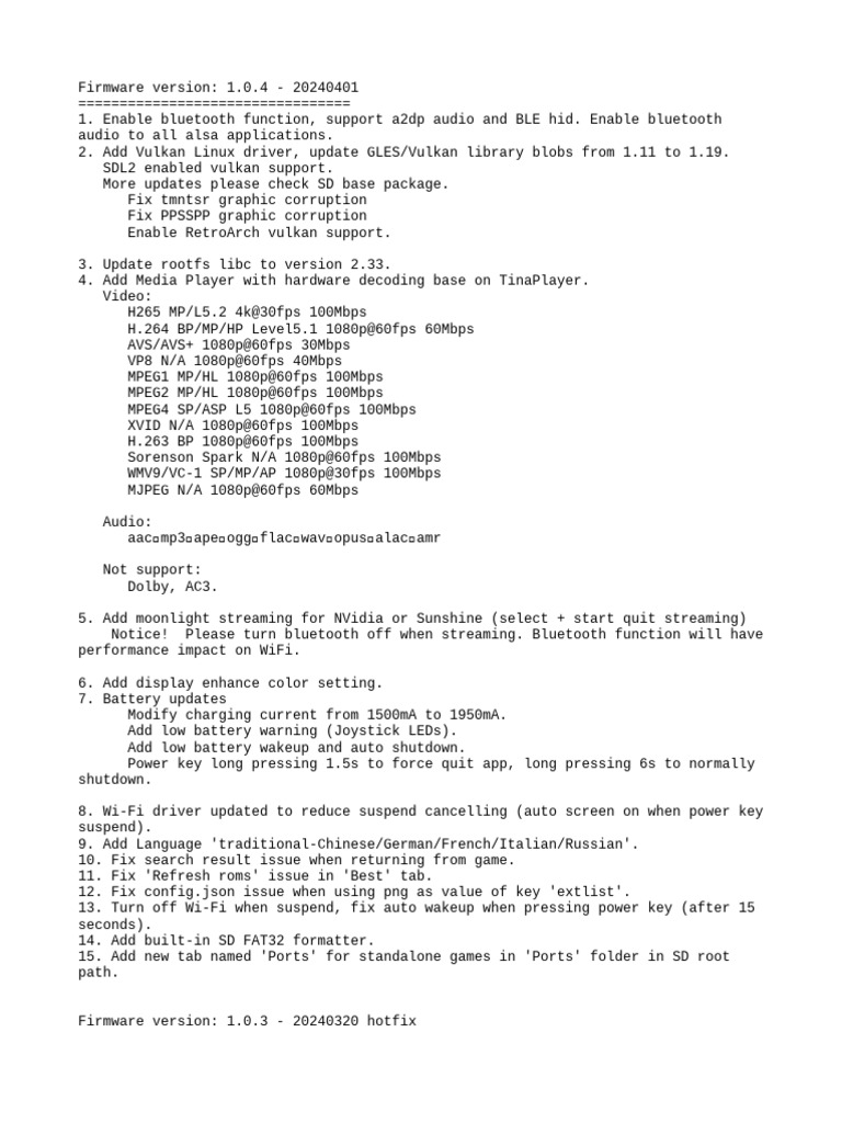 Release Note tg5040 Smartpro 20240401 | PDF | Software | Computing