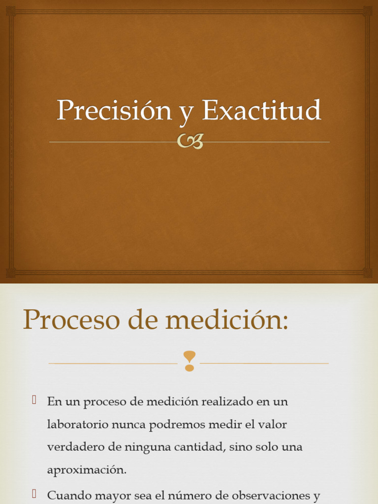 Precisión y Exactitud en Mediciones | PDF | Medición | Exactitud y ...