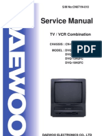 Daewoo TV/VCR Combo Service Manual