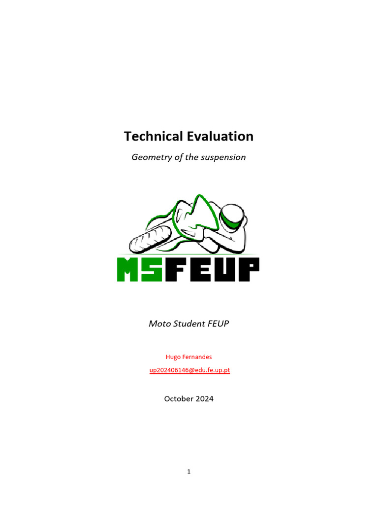 Technical evaluation geometry pdf land vehicles transport