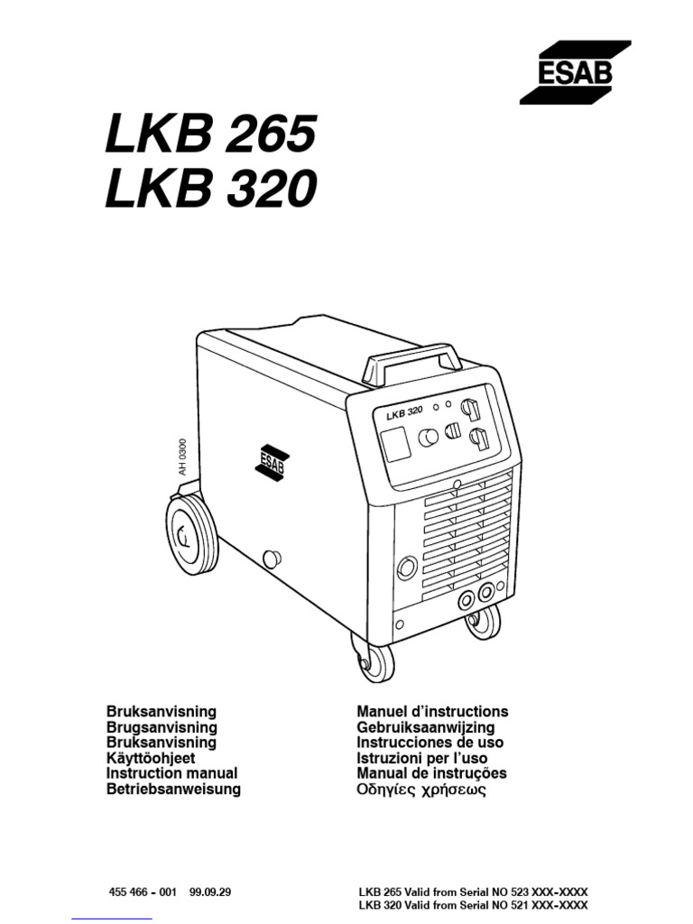 LKB 265 Instruction Manual | PDF | Electrical Engineering | Electricity