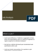Job Analysis & Design