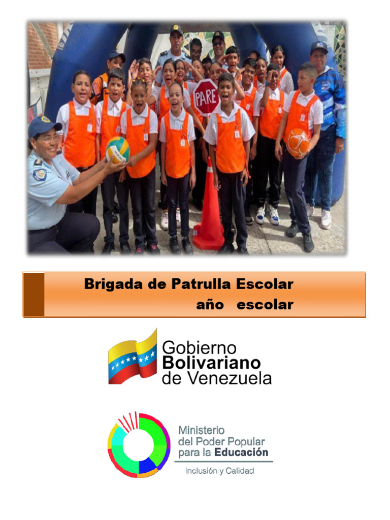 Brigada de Patrulla Escolar 2024-2025 | PDF | Educación primaria | Escuelas