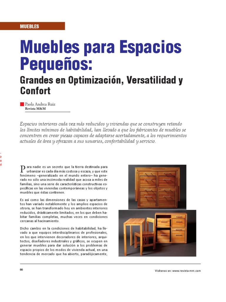 muebles_espacios | Mueble | Diseño | Free 30-day Trial | Scribd