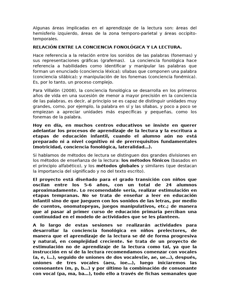 Todo Sobre Conciencia Fonologica | PDF | Palabra | Sílaba