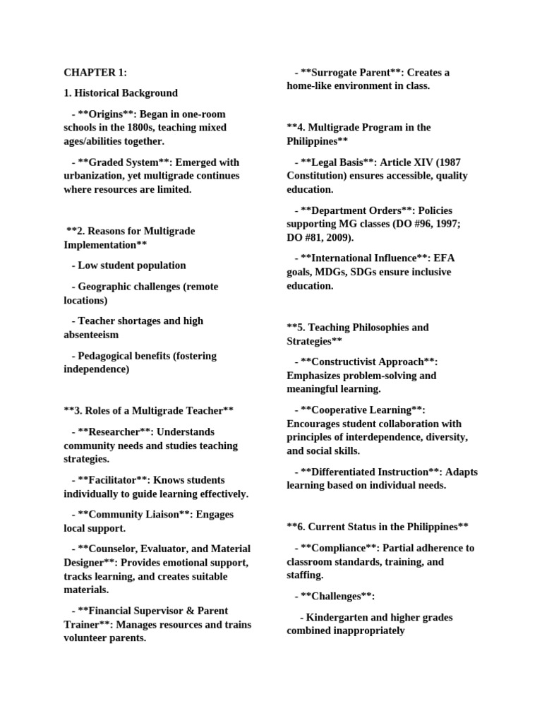 Multigrade Classroom Management Guide | PDF | Learning | Classroom