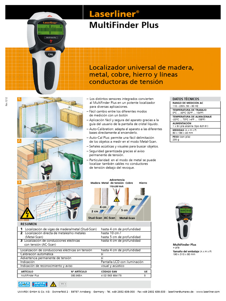 Multifinder-Plus Es | PDF | Rieles | Ingenieria Eléctrica