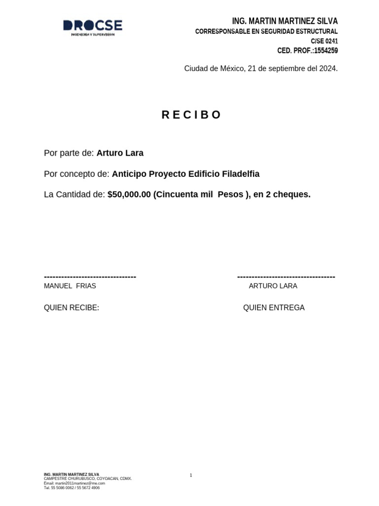 Recibo de Pago | PDF