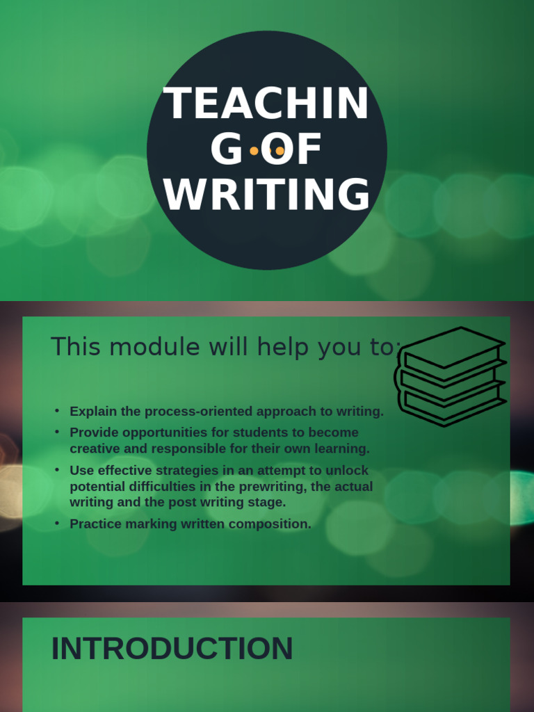 Teaching of Writing | PDF | Career & Growth | Language Arts & Discipline