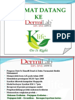 Pengenalan Tentang Syarikat Dermilab SDN BHD (KLIFe)
