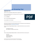 Joint Entrance Screening Test: Application Fee