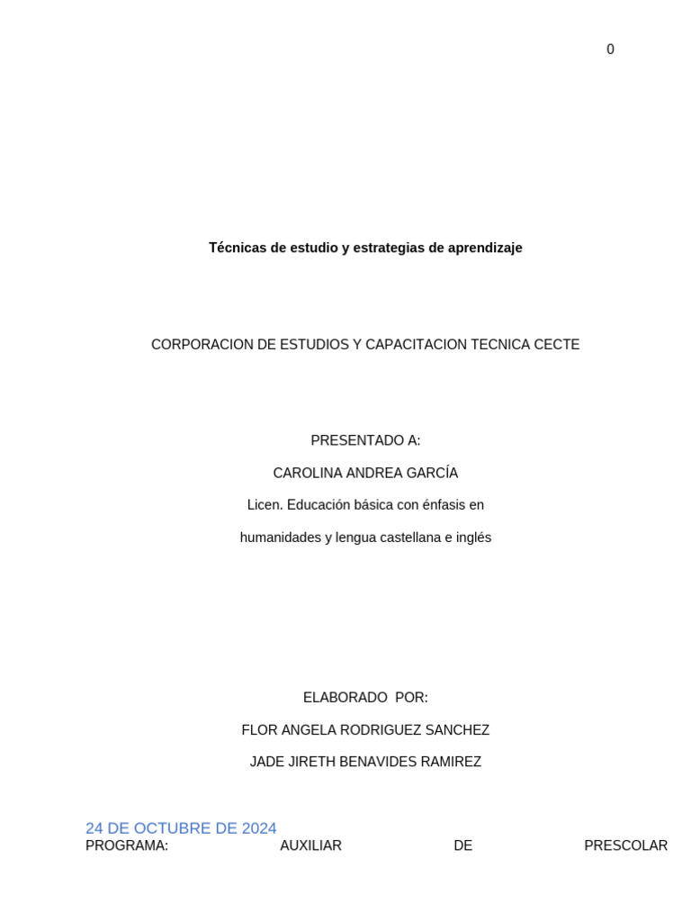 Técnicas de Estudio Efectivas para Aprender | PDF | Aprendizaje ...