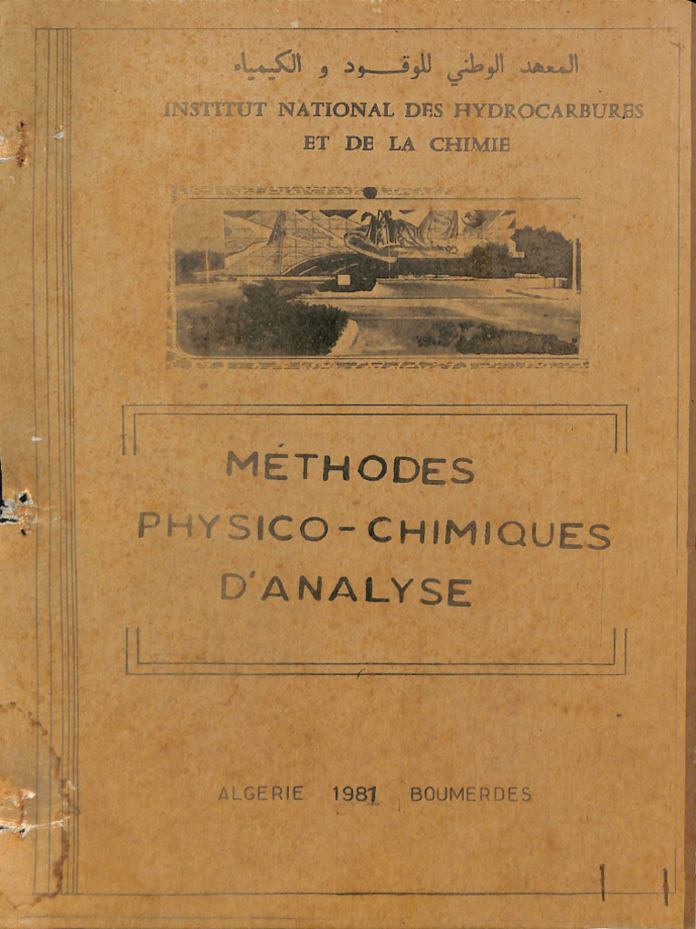 Méthodes Physico Chimiques Danalyse 3.632 1981 | PDF